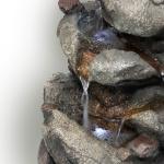 Alpine Corporation 14-Inch Rainforest Rock Fountain