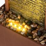 38.5" Red Rock Waterfall Outdoor Fountain