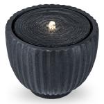 17.5” Round Sphere Water Fountain with LED Lights