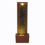 38.5" Red Rock Waterfall Outdoor Fountain