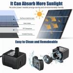 Mini Solar Fountain for Ponds and Gardens