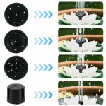 Solar Floating Water Fountain with Lotus Leaf