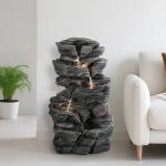Wharick Small Freestanding Tiered Rock Fountain