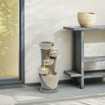 LuxenHome 22.5" Small LED Water Fountain