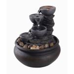 Tabletop Zen Waterfall Fountain with LED Lights