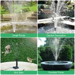Solar Fountain Water Pump for Bird Bath & Pond