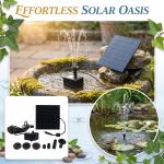 Mini Solar Fountain Pump for Bird Bath & Pond