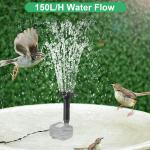 Solar Fountain Water Pump for Bird Bath & Pond