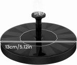 Mini Solar Bird Bath Fountain with 6 Nozzles