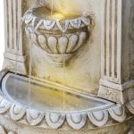 Lion Head Wall Fountain with LED Lights, 32