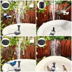 Solar Fountain Water Pump for Bird Bath & Pond