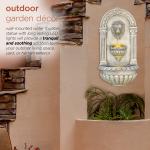Lion Head Wall Fountain with LED Lights, 32