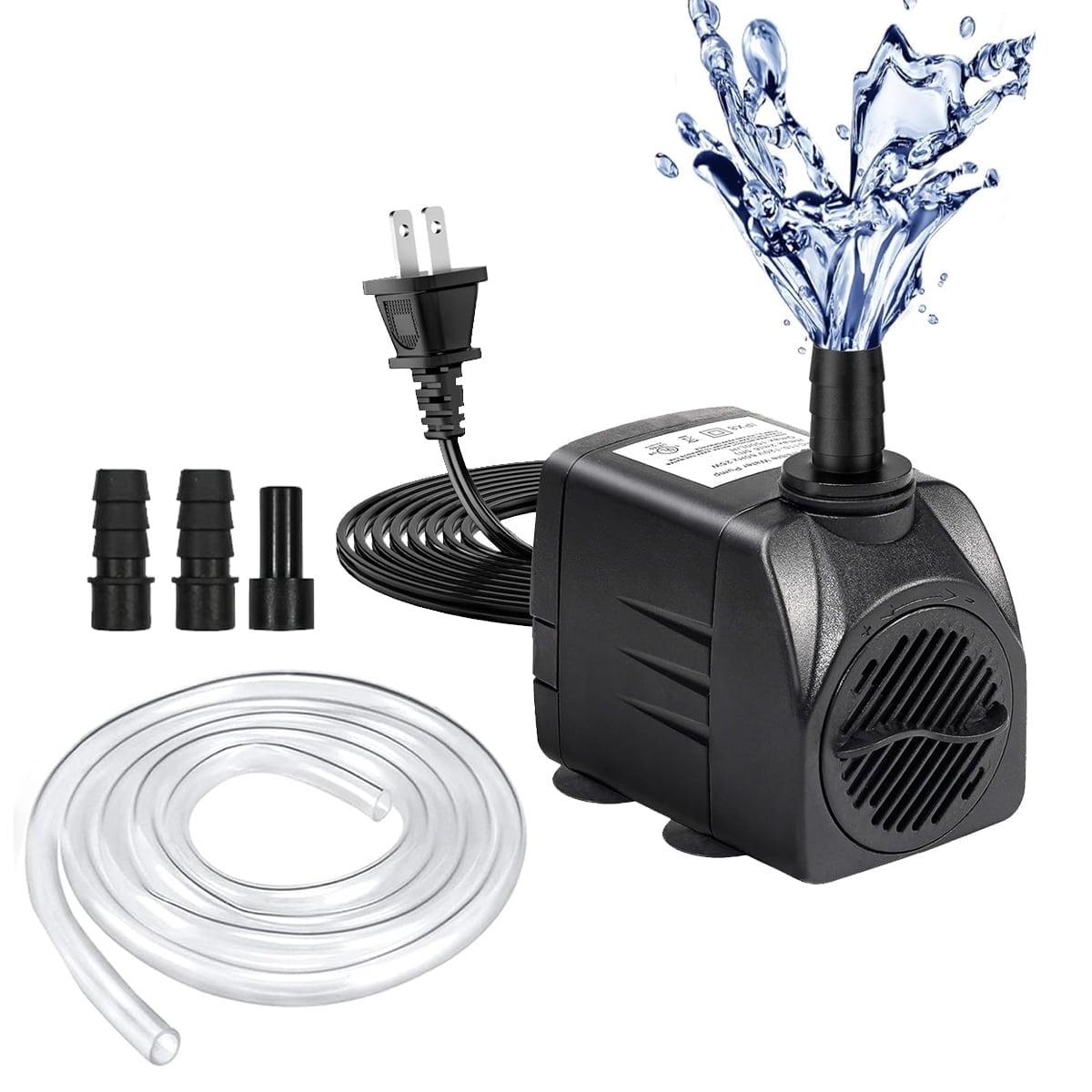 Quiet 160GPH Submersible Fountain Pump for Ponds