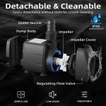 Ultra Quiet 550GPH Mini Fountain Submersible Pump