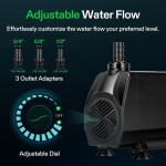 Ultra Quiet 550GPH Mini Fountain Submersible Pump