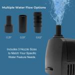 Teamson Home Outdoor Water Fountain Pump 119 GPH