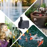 VNEKVA 10W Submersible Water Pump for Fountains