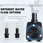 VNEKVA 10W Submersible Water Pump for Fountains