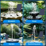 BN-LINK Solar Fountain Pump with 5 Nozzles