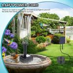 BN-LINK Solar Fountain Pump with 5 Nozzles