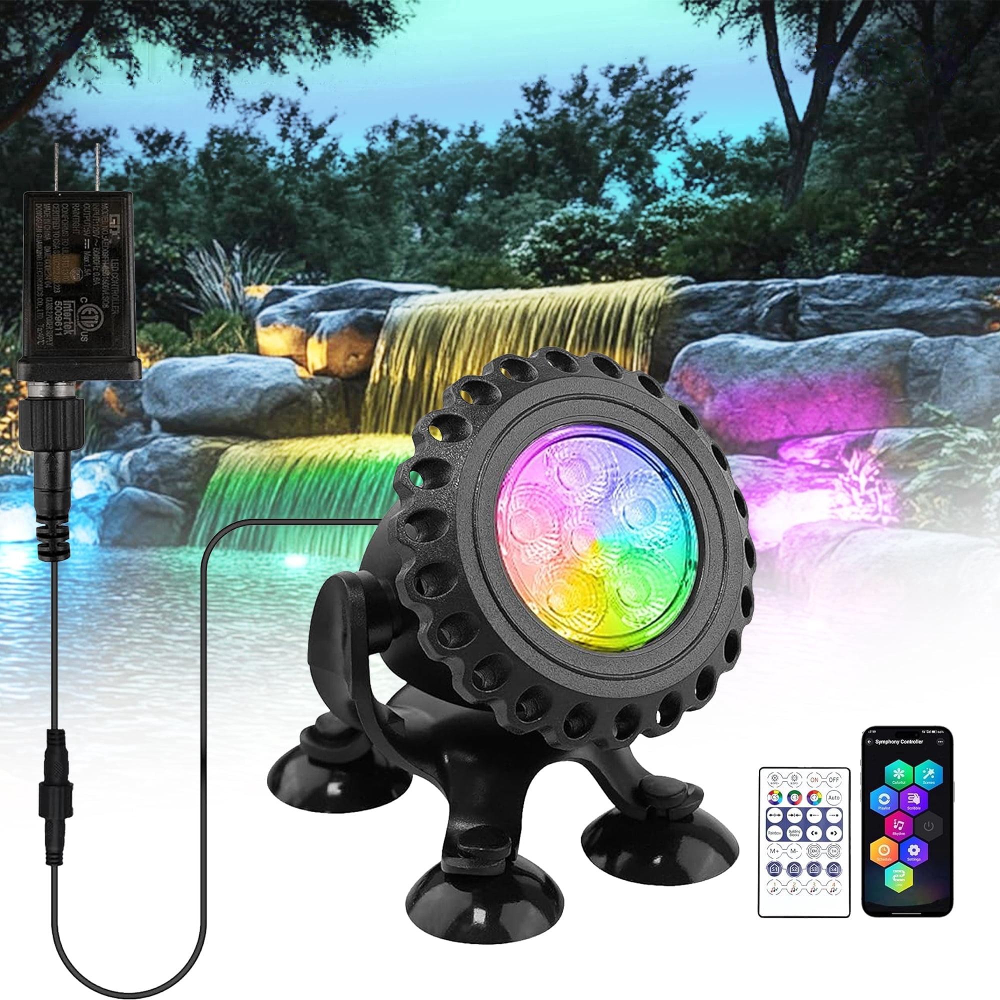 LED Pond Lights with Timer and Remote Control