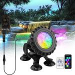 LED Pond Lights with Timer and Remote Control