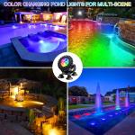 LED Pond Lights with Timer and Remote Control