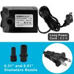 220 GPH Submersible Pump for Fountains and Ponds