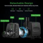 Universal Submersible Water Pump for Fountains