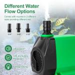 Ultra Quiet 800GPH Submersible Fountain Pump