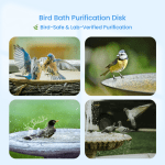 Copper Water Purification Tablets for Bird Baths 3-Pack