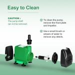 Ultra Quiet 800GPH Submersible Fountain Pump