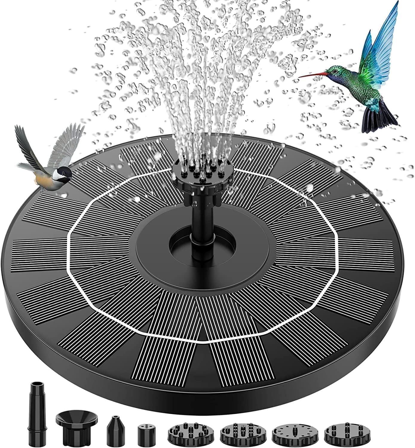 AISITIN Solar Fountain Pump with 6 Nozzles
