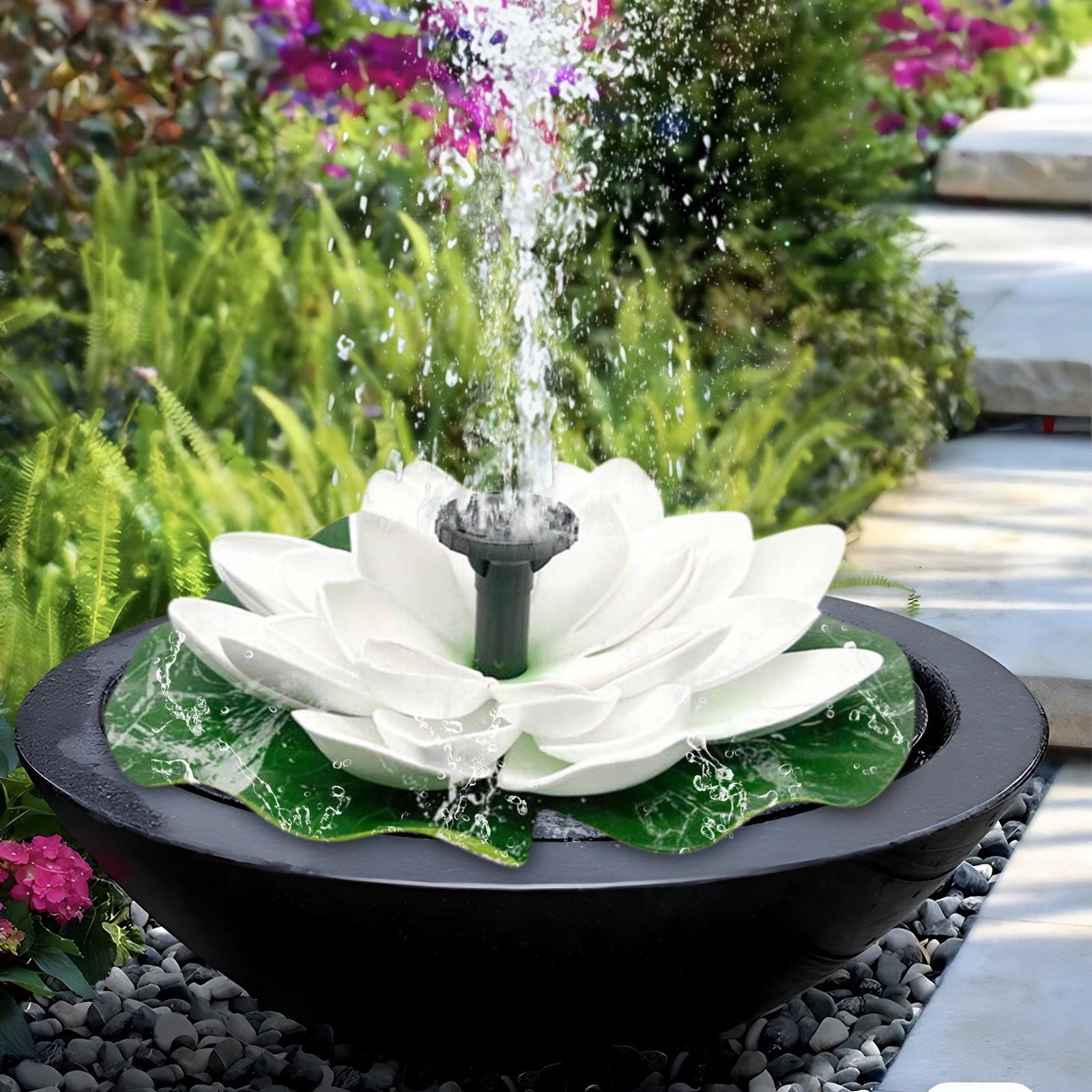 Solar Floating Fountain for Bird Baths and Gardens
