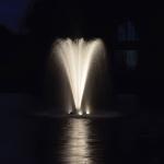 Warm White LED Fountain Lights with Timer and Remote