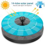 AISITIN Solar Fountain Pump with 6 Nozzles