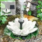 Solar Floating Fountain for Bird Baths and Gardens