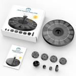 AISITIN Solar Fountain Pump with 6 Nozzles