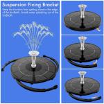 AISITIN 3.5W Solar Fountain Pump with Nozzles