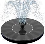Solar Garden Fountain Pump - Attract Birds & Beautify