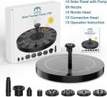 Solar Floating Fountain Pump with 6 Nozzles
