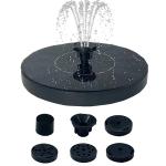 Solar Powered Bird Bath Fountain with 6 Nozzles