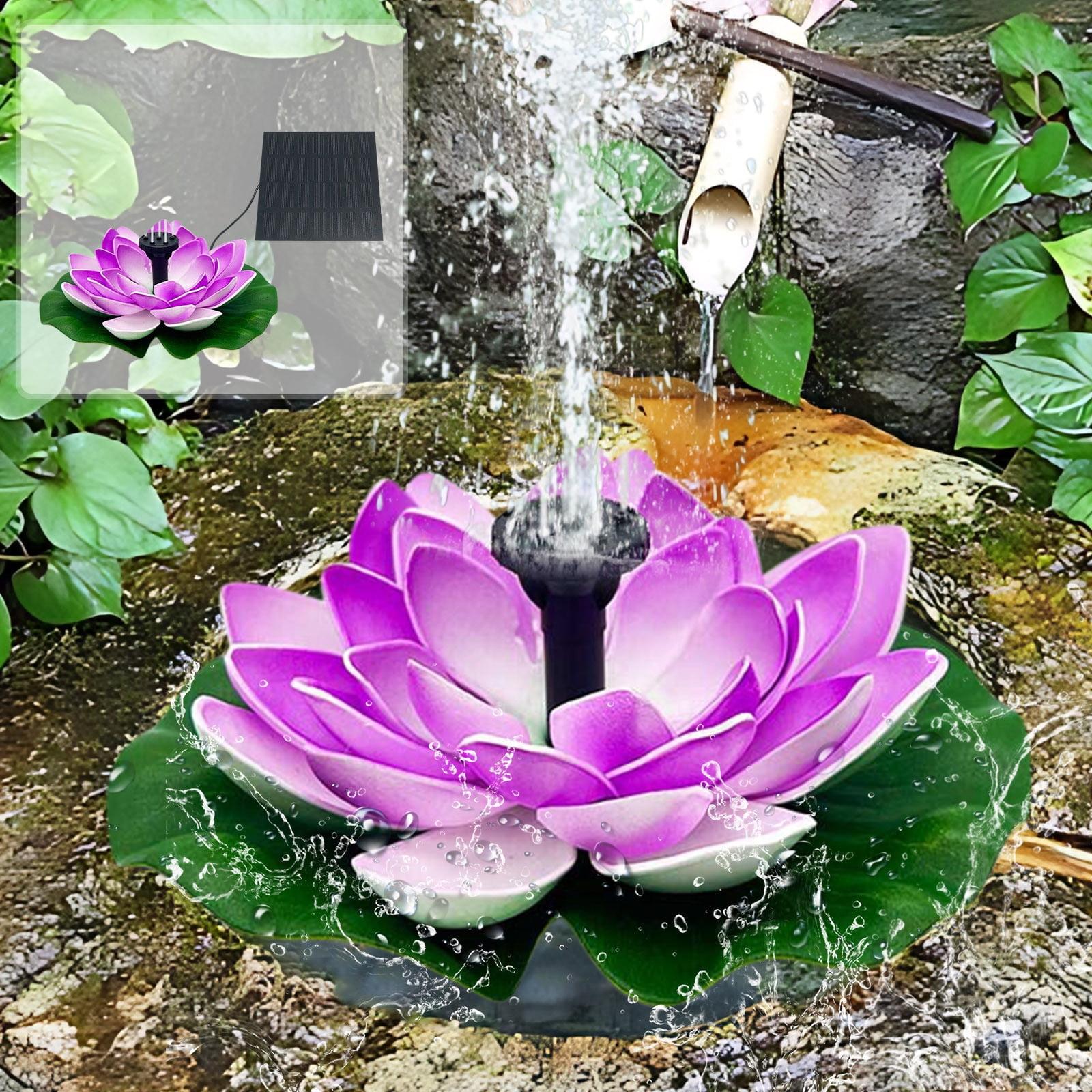 Lotus Shape Water Fountain with USB Pump
