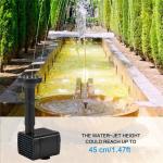 DIY Water Fountain Pump Kit with 4 Nozzles
