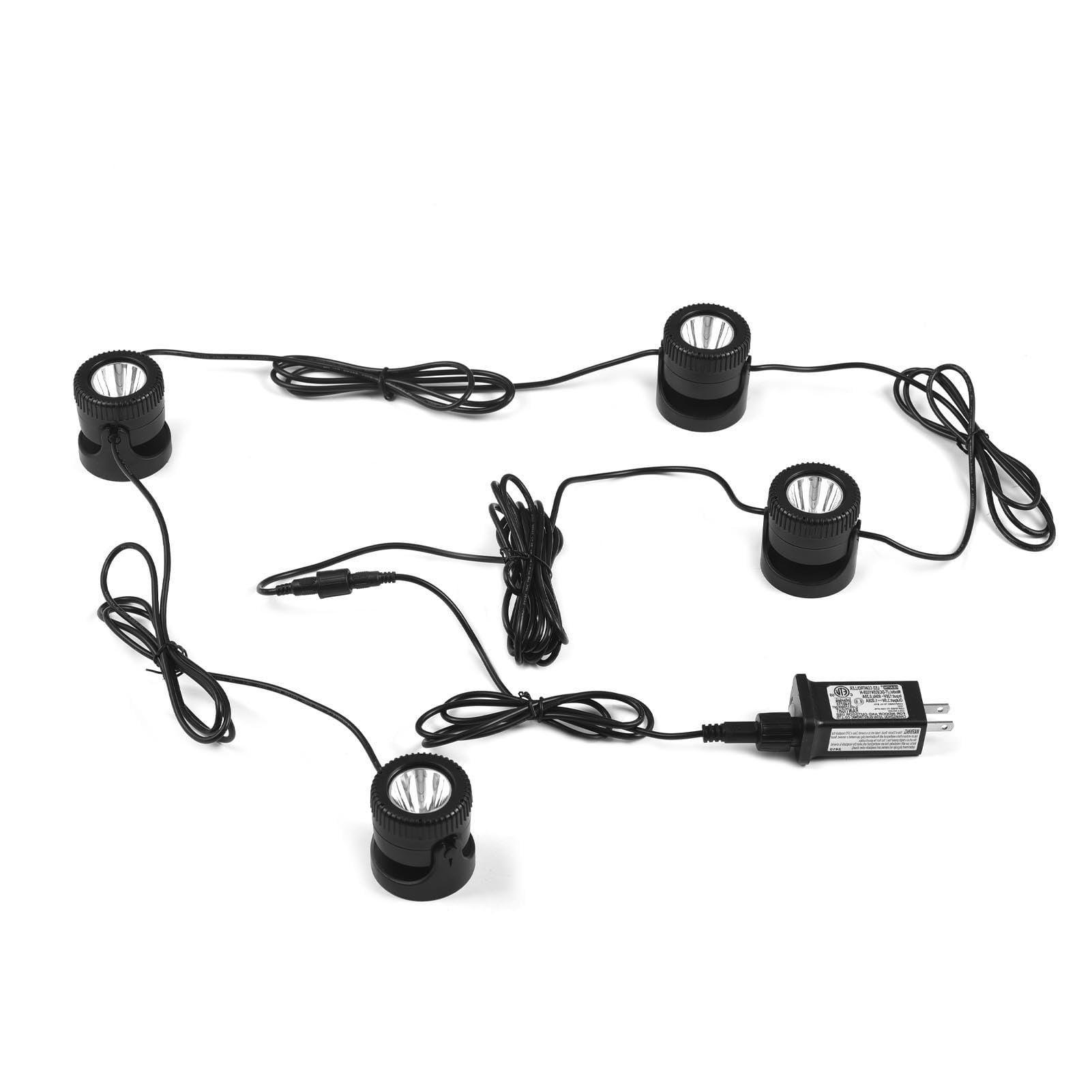 Remote Control LED Pond Lights - Set of 4
