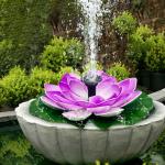 Lotus Shape Water Fountain with USB Pump