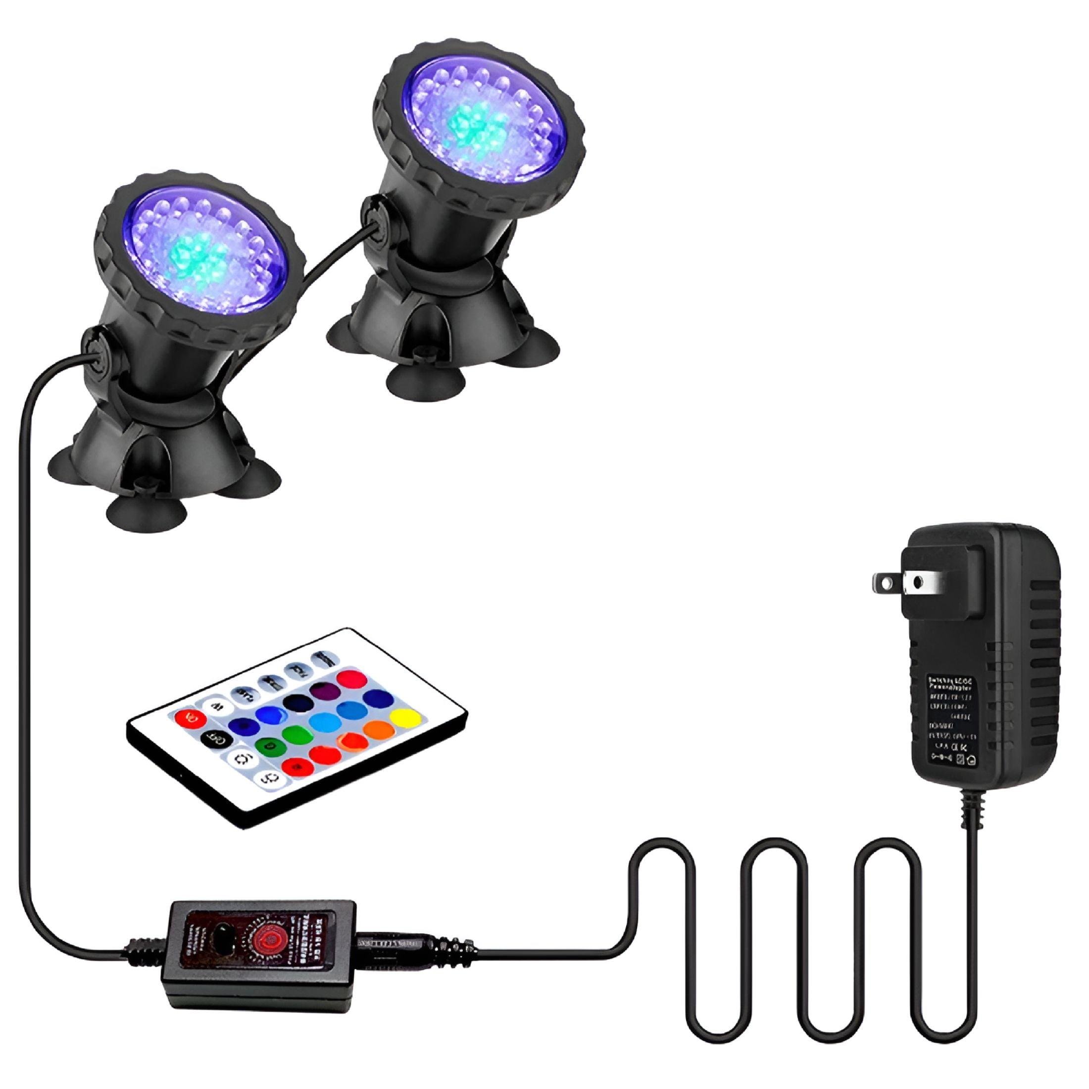 Multicolor Remote Control Underwater Pond Light