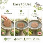 Copper Disc Bird Bath Cleaner for Outdoor Fountains