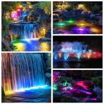 Remote Control LED Pond Lights - Set of 4