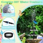 AISITIN 10W Solar Floating Fountain Pump